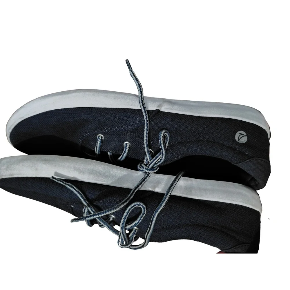 Sperry Washable‎ Memory Foam Blue Canvas Lace Up Boat Sneakers Size 7M